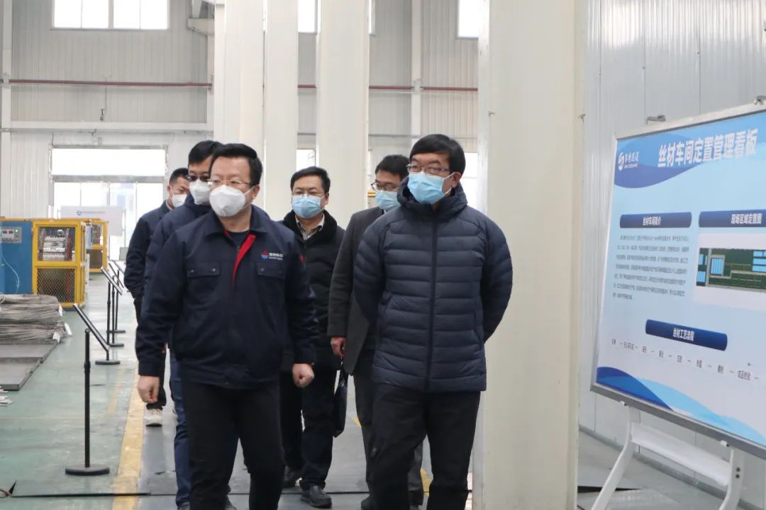 黨委書記、院長張平祥院士到賽特公司慰問干部職工